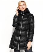 Calvin Klein Packable Hooded Quilted Puffer - Lyst