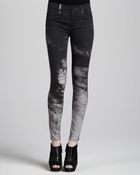 Hudson Nico Printed Midrise Skinny Pants - Lyst