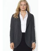 Ralph Lauren Shawl Collar Circle Cardigan - Lyst