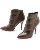B Brian Atwood Duris High Heel Booties - Lyst