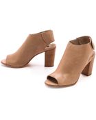 Steven By Steve Madden Slaater Open Toe Booties - Lyst
