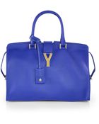 Saint Laurent Cabas Classique Y Line Top Handle Bag - Lyst