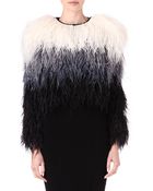 Givenchy Ostrich Feather Jacket - Lyst