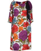 Rose' A Pois Short Dress - Lyst