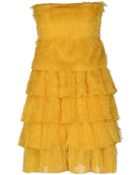 Rose' A Pois Short Dress - Lyst