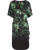 Vineet Bahl Floral-Print Twill Dress - Lyst