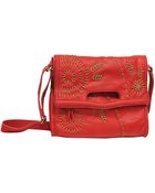 Lucky Brand Savannah Embroidered Leather Shoulder Bag - Lyst