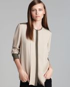 Theory Blouse Edera Cc Double Georgette - Lyst
