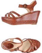 Frye Wedge - Lyst