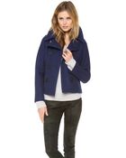 Gerald & Stewart Wool Pea Coat - Lyst