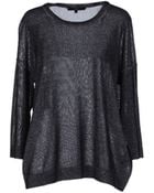 Tibi Long Sleeve Sweater - Lyst
