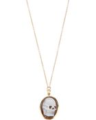 Iosselliani Skull Cameo Necklace - Lyst