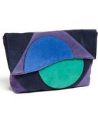 Marc By Marc Jacobs Etta Patchwork Clutch - Lyst