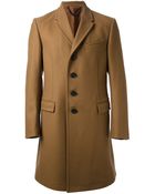 Paul Smith Classic Overcoat - Lyst