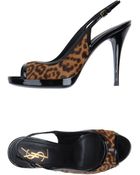 Yves Saint Laurent Rive Gauche Sandals - Lyst