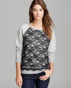 C&c California Sweatshirt Lace - Lyst