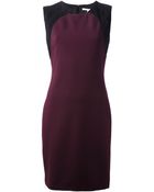 Diane von Furstenberg 'Hallie' Colour Block Dress - Lyst