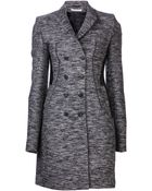 Givenchy Tweed Coat - Lyst