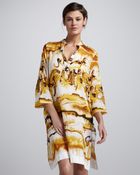 Jean Paul Gaultier Printed Tunic Coverup - Lyst