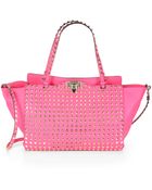 Valentino Rockstud Tote - Lyst