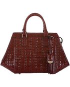 Brahmin La Scalla Arden Leather Satchel - Lyst
