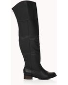 Forever 21 Runaround Overtheknee Boots - Lyst
