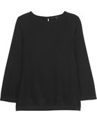Tibi Silk-Crepe Top - Lyst