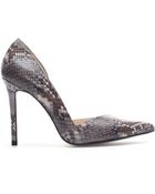Zara Python Pointed Court Shoes with High Heels - Lyst