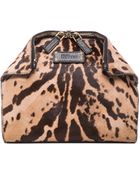 Alexander McQueen Leopard De Manta Cosmetic Case - Lyst