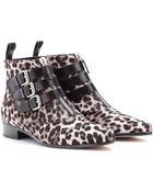 Tabitha Simmons Early Calf Hair Ankle Boots - Lyst