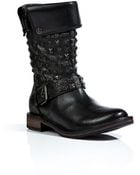 Ugg Leather Conor Studded Boots in Black - Lyst