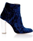 Bionda Castana Blue Velvet Amelie Boots - Lyst