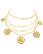 Bisou Bijoux Cameo Necklace Made Of Love - Lyst