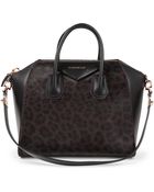Givenchy Antigona Medium Leopardprint Tote - Lyst