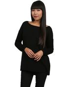 Alice + Olivia Baker Boatneck Ribbed Sweater - Lyst
