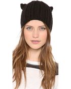Eugenia Kim Felix Cat Ear Cap - Black - Lyst