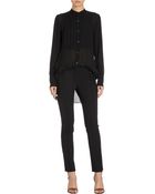 Nili Lotan Tuxedo Blouse - Lyst