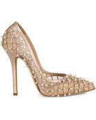 Oscar de la Renta Pearl Pump - Lyst