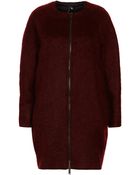 Topshop Mohair Oval Coat By Boutique - Lyst