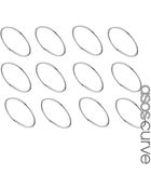 Asos Curve Multipack Fine Every Finger Rings - Lyst
