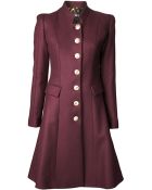 Just Cavalli Single Breasted Flared Coat - Lyst
