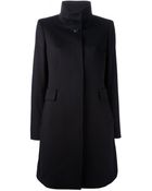 Max Mara Buttoned Coat - Lyst