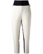 Proenza Schouler Cropped Straight Leg Trouser - Lyst