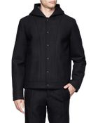 T By Alexander Wang Hooded Bomber Jacket - Lyst