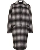 10 Crosby Derek Lam Ombre Plaid Woolblend Oversized Coat - Lyst