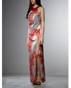 Patrizia Pepe Silk Chiffon Long Dress - Lyst