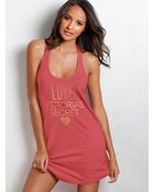 Victoria's Secret Signature Cotton Slip - Lyst