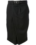 Comme Des Garçons Twisted Wide Leg Culottes - Lyst