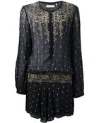 Etoile Isabel Marant Silk Dress - Lyst