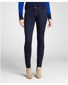 Notify Dark Blue Stretch Denim Low Rise 'Bamboo' Skinny Jeans - Lyst